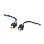 uxcell машина передняя фара противотуманные фары wired мужской Harness гнездо коннектор мужской H4 LED машина свет гнездо 2 штук входит 