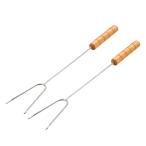 uxcell.. палочка кухонная утварь turner аксессуары барбекю для 340mm повышение возможный вилка 2 штук входит 