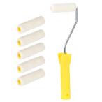 uxcell шерсть краска ролик щетка семья стена . отделка для пластик руль имеется металл 74x23 mm 6 штук входит 