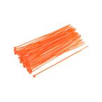 uxcell кабель Zip Thai 150mmx2.5mm собственный блокировка нейлон стяжка orange 80 шт 