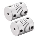 uxcell シャフトカップリング 3mm-3mm �