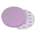 uxcell лиловый солнечный DIN g диск 3000 Gris to крюк and петля Pro кислота . aluminium наждачная бумага размер 152mm 5 шт 
