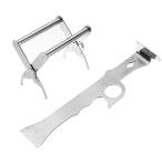 uxcell пчела. гнездо скребок комплект нержавеющая сталь сталь рама рукоятка подъемник .245mm скребок . пчела оборудование . пчела дом для 