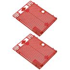 uxcell пластик женщина . пчела клетка рама . пчела оборудование tool красный 2 шт 