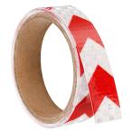 PATIKIL отражающий лента 1 roll 3 M x 25 mm водонепроницаемый клей высота видимость внимание предупреждение безопасность лента отражатель грузовик прицеп автомобильный стрела печать 