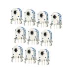 ショッピングマウス uxcell マウス ホイール エンコーダー 300W 時間 高精度デコーダー 回転 マウススクロール ホイール エンコーダー 10個 7mm