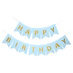 uxcell. день рождения поздравляю баннер день рождения баннер день рождения party. оборудование орнамент висячий день рождения автограф сопутствующие товары для 17x12cm голубой 