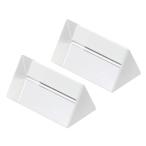 PATIKIL 50mm/2 дюймовый треугольник p ритм 2 шт. комплект стекло оптика кристалл Rainbow p ритм фотография фотосъемка физика образование прозрачный 