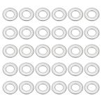 PATIKIL 304 нержавеющая сталь Flat шайба 50 штук входит 1/6 дюймовый IDx1/3 дюймовый ODx0.02 дюймовый 