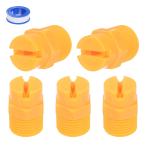 M METERXITY 5 упаковка PP Flat вентилятор спрей модель 1/2NPT женский s красный 65 раз 3.6mm отверстие диаметр. пластик спрей форсунка chi