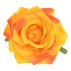 M METERXITY rose волосы зажим,4.33". цветок. шпилька ткань цветочный брошь, party / женский аксессуары для волос, волосы цветок he
