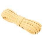 PATIKIL 5.5 ярд ×5mm поддельный замша кожа код браслет колье бисер конструкция кожа гонки -тактный фары со светящимися кольцами белый 