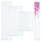 ショッピングシリコンモールド PATIKIL 20個 シリコンモールド ブックマーク 3サイズ 長方形しおり型 エポキシレジン空白鋳造用型 DIY 手作り装飾品作成ツール ホワイト