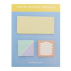 CAPASTEC клейкий лист канцелярские товары симпатичный блокнот для заметок память бумага наклейка удобный наклейка чуть более склеивание видеть .. рекламная закладка . чуть более работа 30 листов ×3 накладка желтый зеленый 