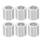 PATIKIL M6 aluminium проставка 6 шт. metal проставка aluminium 6.2mm IDx10mm ODx10mm L aluminium проставка 