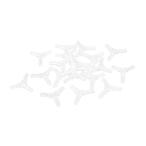uxcell アクアリウムエアバルブ アクアリウム設備 コントロール 3分岐コネクタ Y字 クリア 20個