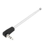 uxcell 3.5mm FM эластичный антенна длина 22.5cm 4 секция портативный радио для замены эластичный тип антенна нержавеющая сталь сталь 3.5mmja