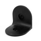 uxcell угол держатель пластик черный 2 дыра 50mmx50mm