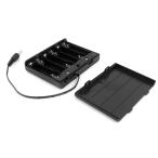 uxcell батарейка кейс батарейка держатель батарейка box кейс для хранения одиночный 3 форма *6шт.@9V для 2.1 x 5.5mm мужской штекер 