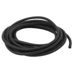 uxcell гофрированная трубка защита . жаростойкий рукав 8mmx10mmx5.4m черный 