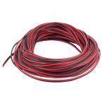 uxcell 電子ワイヤー AC 220V 0.75mm2モデル 2ストランドデザイン 全長30M