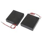 uxcell батарейка box батарейка держатель 1.5V батарейка АА одиночный 3 батарейка кейс одиночный 3 форма *4шт.@6V для батарейка держатель 2 штук входит 