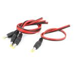 uxcell DC電源ケーブル オス・コネクタ・ケーブル CCTVカメラ 5.5X2.1mm 4個入り