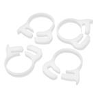 uxcell мощный шланг частота регулировка возможность 22.8mm-24.8mm 4 штук входит белый храпового типа 