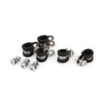 uxcell шланг частота P зажим EPDM резина имеется 304 нержавеющая сталь сталь 10mm 5 штук входит 