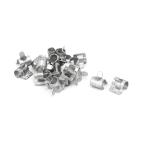 uxcell шланг зажим metal da черный meto покрытие внутренний tia4mm воздушный камера You ji20 штук входит 