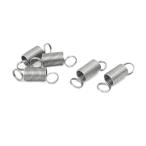 uxcell 引きバネ 拡張スプリング シルバートーン 304ステンレス 0.6mmx7mmx25mm 5個