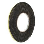 uxcell スポンジテープ 超粘着 片面 EVA フォーム ブラック 5m長さ 5mm x 3mm