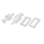 uxcell туалет сиденье болт верх крепление сиденье для унитаза шарнир для сиденье для унитаза фиксация болт пластик 2 комплект ввод 