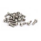 uxcell ナベ頭トルクスネジ M3x8mm 304ステンレススチール ナベ頭 トルクスネジボルト T10 ドライバー 20個入り