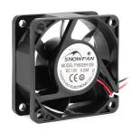 uxcell 冷却ファン DC 12V 0.25A 60mm x 60mm x 25mm 金属 プラスチック PC冷却ファン 1個入り