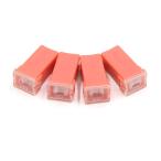 ショッピングセキュリティ製品 uxcell PALヒューズ 32V 30A ピンク プラスチック ケーシング 2 端子 メス PAL車用 車両 4個入り