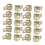 uxcell шланг зажим springs зажим воздушный камера зажим топливный шланг труба для spring частота тип низкий давление 8mm наружный диаметр 20 штук входит 