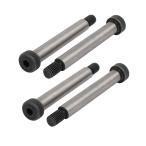 uxcell 40Cr 12.9 высокая интенсивность плечо болт винт шестигранная головка диаметр 12mm длина 80mm M10s красный 4 штук входит 