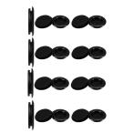 uxcell ゴムグロメット ワイヤプロテクター 耐油 アーマチュア マウント直径20mm ブラック 20個入り