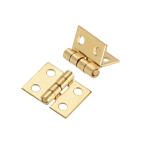 uxcell ミニバットヒンジ 蝶番 ボックスヒンジ ゴールデン 8mm ジュエリーケース 木製ボックス用 20個入り