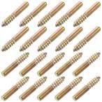 uxcell вешалка болт двойной head болт собственный таппинг винт мебель для M4x25mm 20Pcs