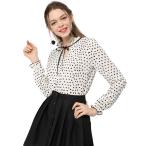 AllegraKリボンブラウスフリ...