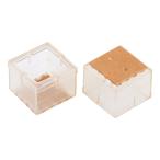 uxcell チェアレッグフロアプロテクター 家具キャップ 30mm-35mm ラウンド脚 16個入り