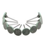 uxcell резина крепление отметка зеленый цилиндр полировка колесо 20mm диаметр шлифовка head 10 штук входит 