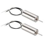 uxcell マイクロ振動モーター シリンダーマイクロ振動モーター 6x15mm 3.7V 52000RPM 2個入り