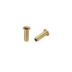 uxcell ホローカッパーリベット 銅中空リベット レザーリベット中空 グロメット回路基板 PCB 3mmx10mm 200個入り