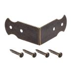 Yahoo! Yahoo!ショッピング(ヤフー ショッピング)uxcell 直角ブラケット ガード エッジ 家具 コーナー レトロ 40 mmx18 mm 保護 ガード ブロンズトーン 8個入り