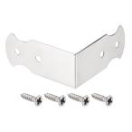 Yahoo! Yahoo!ショッピング(ヤフー ショッピング)uxcell 直角ブラケット ガード 家具コーナー保護 レトロ 40 mmx18 mm ガード シルバートーン 12個入り