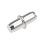 uxcell シェルフブラケットペグ ニッケルメッキ ホルダー サポート ピン キャビネット 5x16 mm 50個入り
