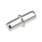 uxcell シェルフブラケットペグ ニッケルメッキ ホルダー サポート ピン キャビネット 6x19 mm 20個入り